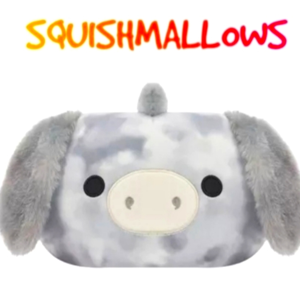 Squishmallows Stackable 12" Jason the Tie-Dye Donkey Plush Toy NWOT